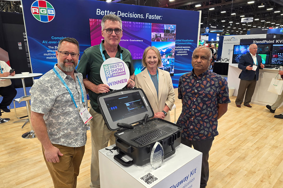 RGB Spectrum's IPX Flyaway Kit Wins Best of Show at InfoComm 2026