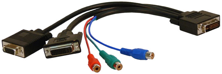 Stock DVI cables photo