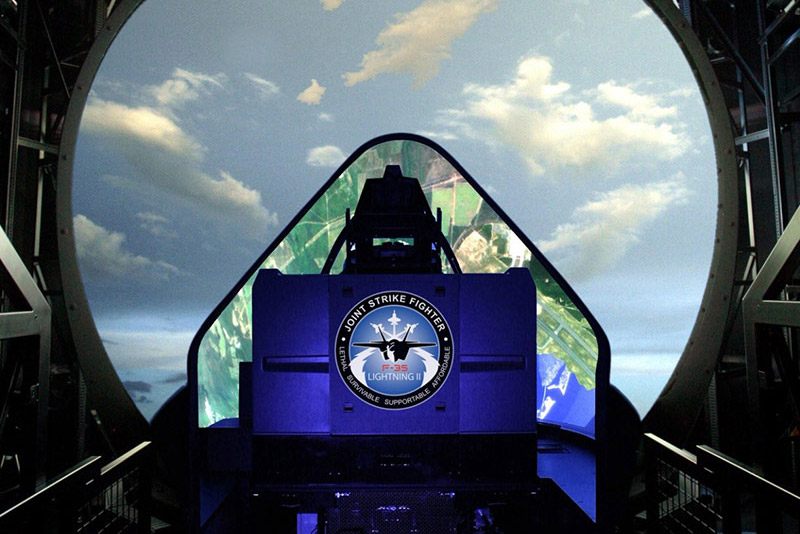 F-35 Pilot Training Uses Advanced Simulation Technology
