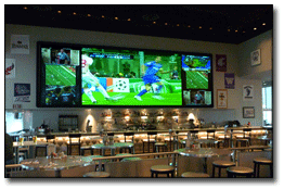 MediaWall Provides Largest Sports Bar Display