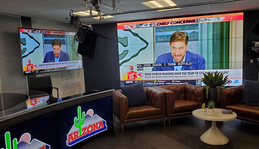 RGB Spectrum’s Galileo Video Wall Processor Scores in the University of Arizona’s Football Media Room