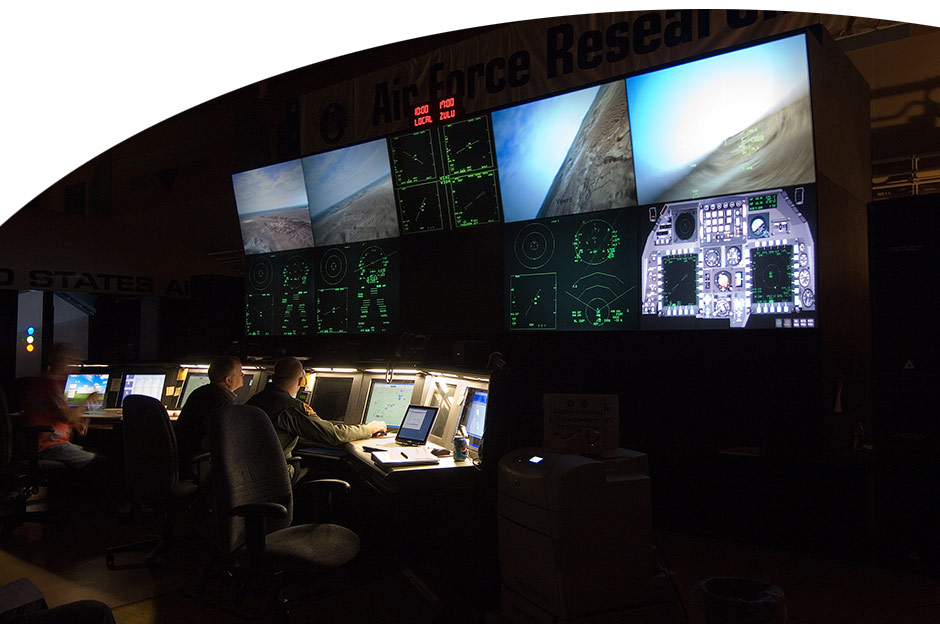 F-16 Simulator Control Room