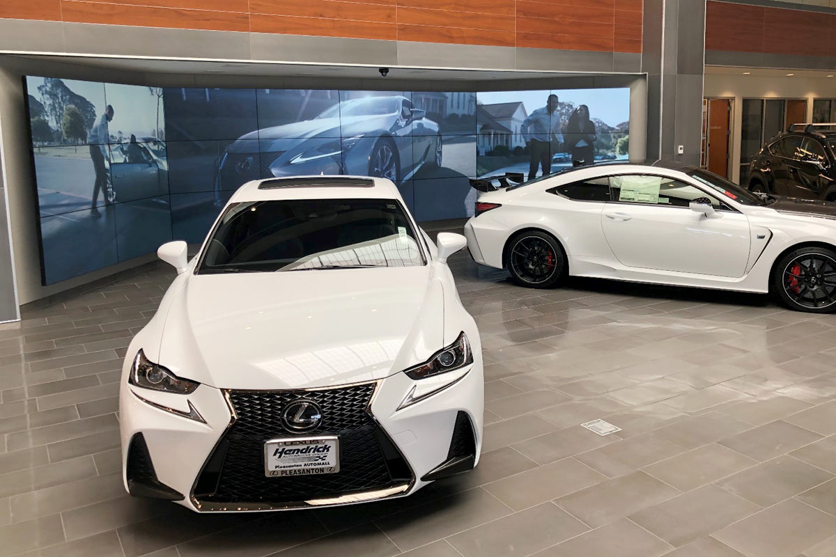 Hendrick Lexus video wall