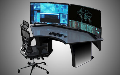CM43 4K Curved Display
