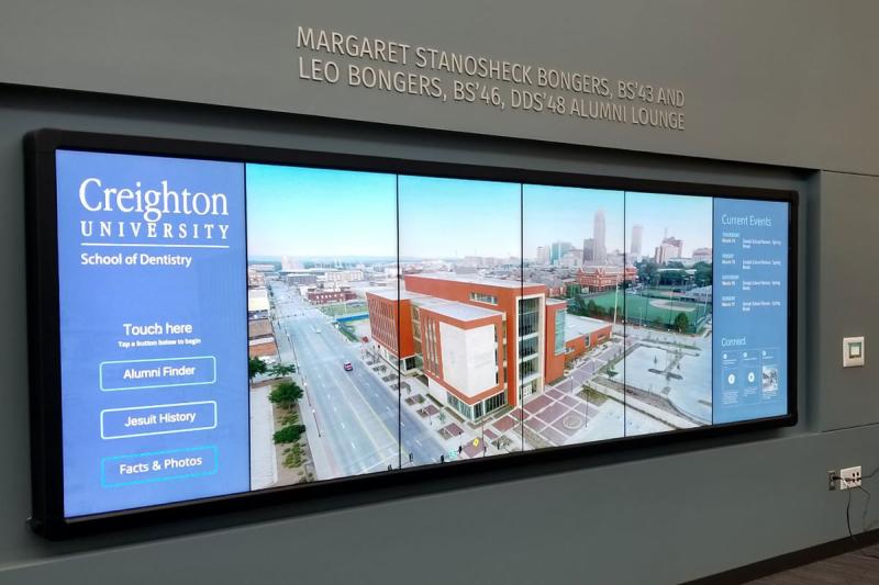 Creighton University School of Dentistry Entertains Alumni with  Video Wall Powered by Galileo Processor
