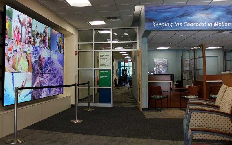 Exeter Hospital Video Wall Presents Moving Display of Orthopedic Health