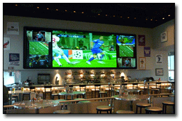 MediaWall Provides Largest Sports Bar Display