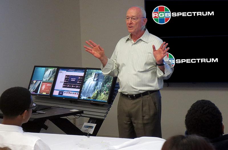 Development School for Youth (DSY) All Stars Visit RGB Spectrum