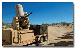 Army Mobile Weapons System Deployed with Advanced Visualization Technology