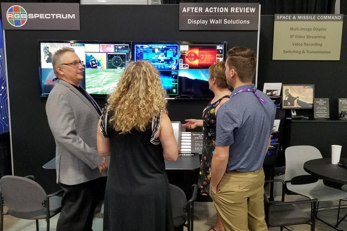 RGB Spectrum Space Symposium 2019 booth