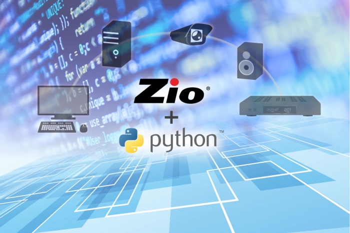 Zio Networked AV Python scripting capability