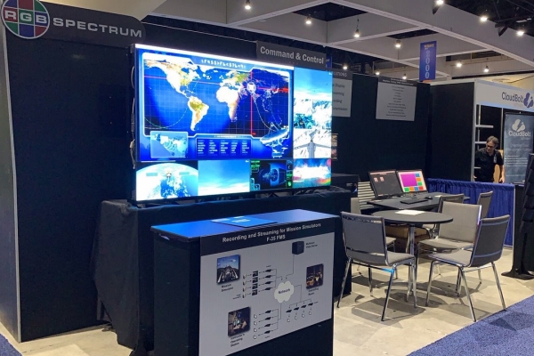 AFCEA WEST RGB Spectrum booth