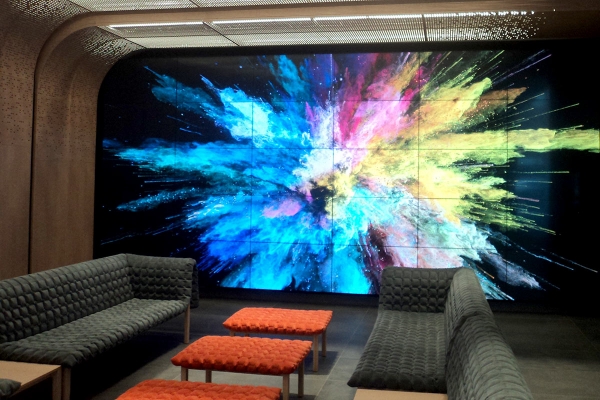 Titan Electric video wall at 3Eleven, Chicago