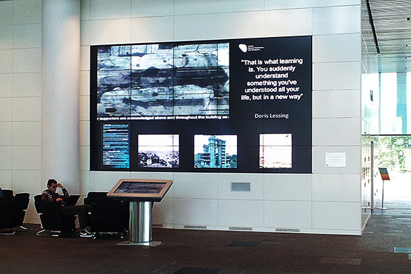 University of Aberdeen video wall