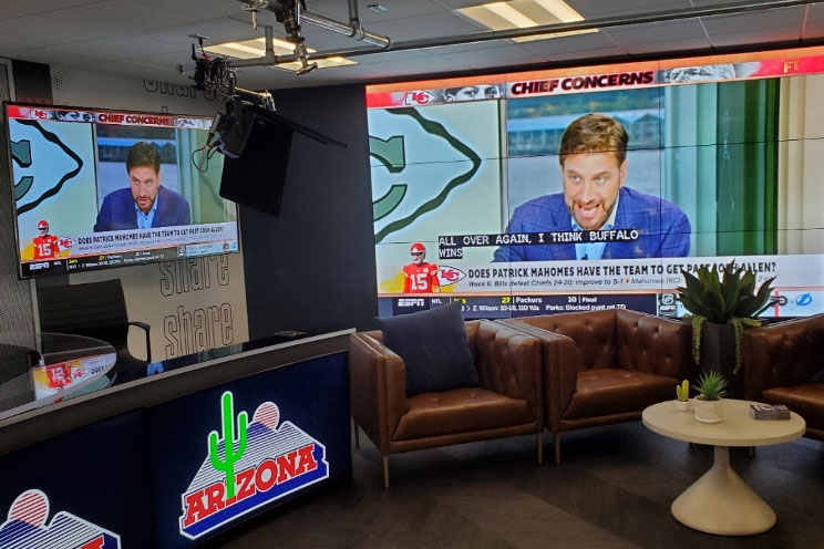 RGB Spectrum’s Galileo Video Wall Processor Scores in the University of Arizona’s Football Media Room